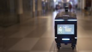 Ottonomy Delivers to Passengers Waiting at Airport Gates