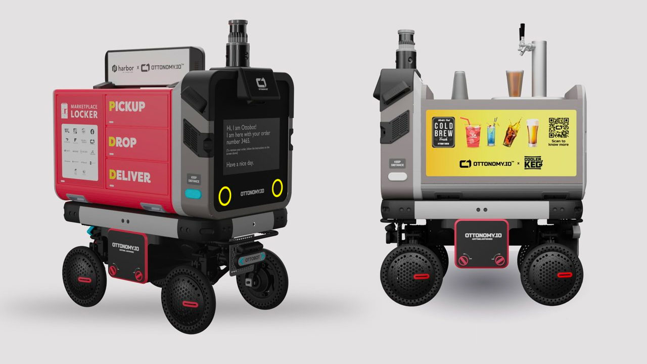 Get your beer from an app-connected roving robot with the Ottobot Brew
