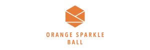 Orange Sparkle Ball