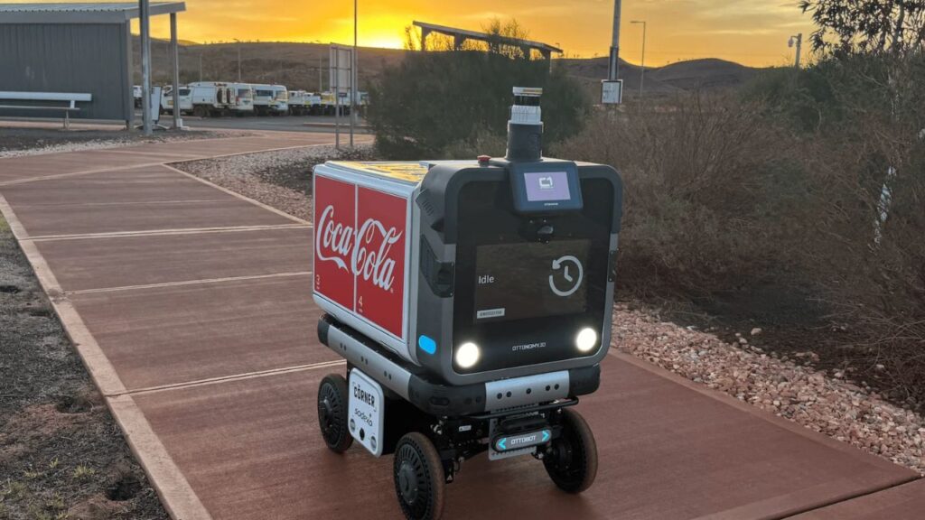 Sodexo and Ottonomy Testing Autonomous Delivery Robot at a Remote Australian Mining Village